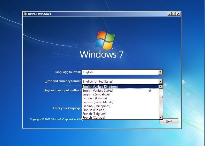 windows 7 pro installer